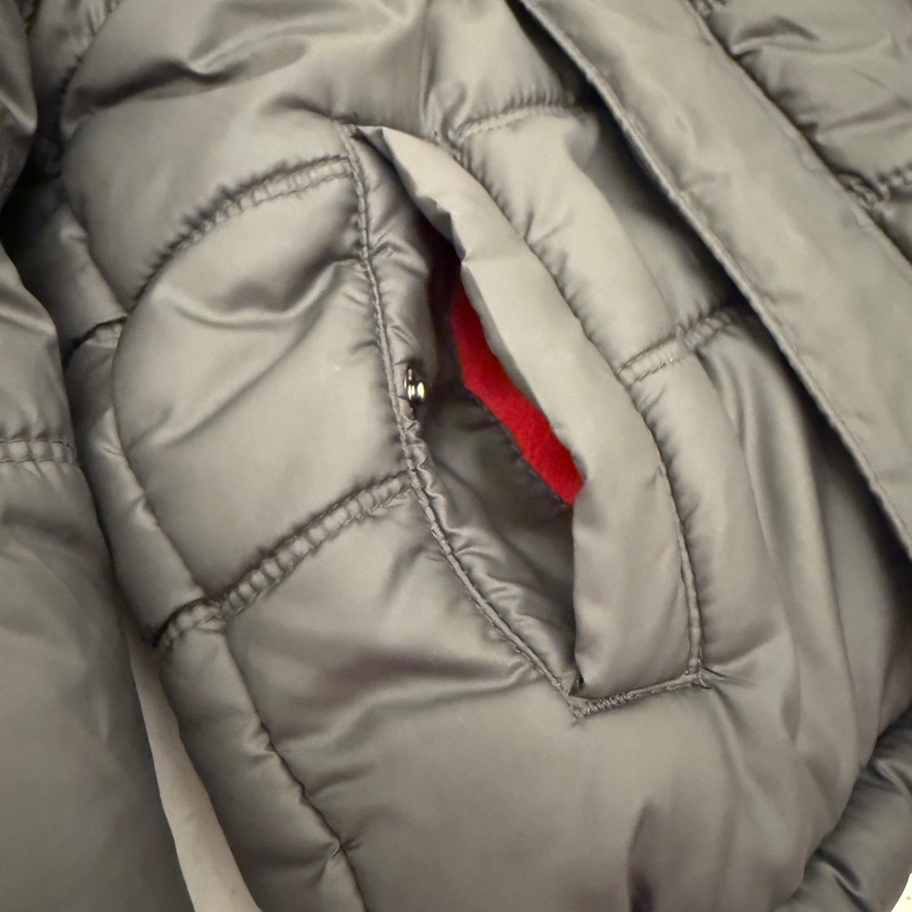 Calvin Klein Jeans Red and Black Hooded Jacket - Picture 8 of 9